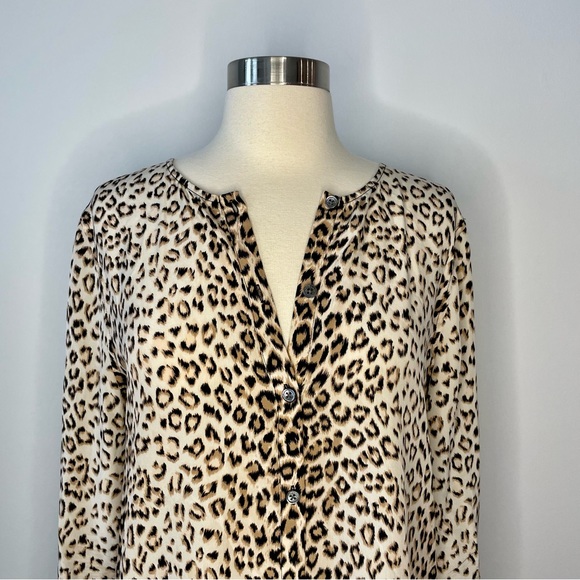 Equipment Cheetah Silk Blouse - Picture 3 of 13